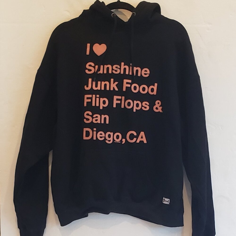San Diego Sweatshirt Hoodie by Shark Tee